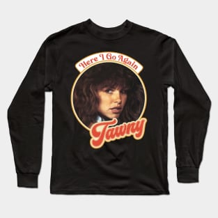 Retro Tawny Kitaen Here I Go Again Tribute Long Sleeve T-Shirt